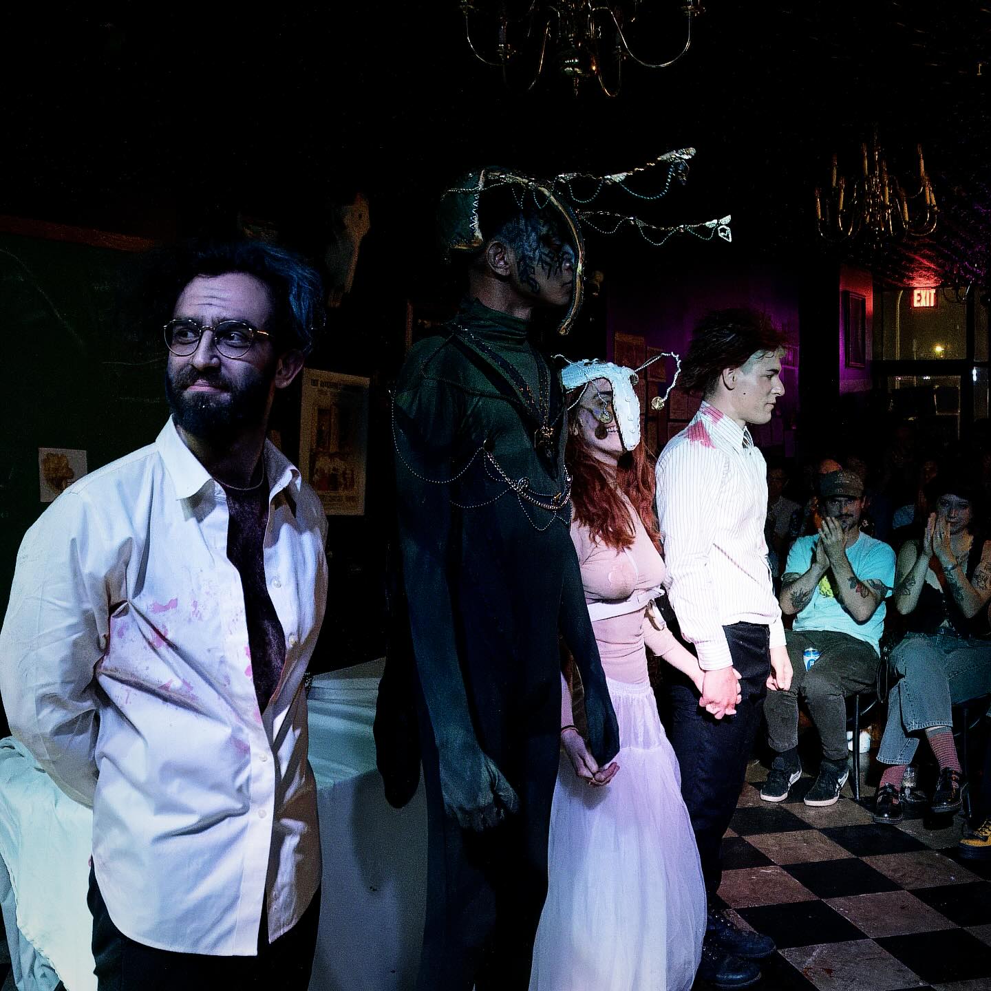 Photo of the cast of MINISTRY